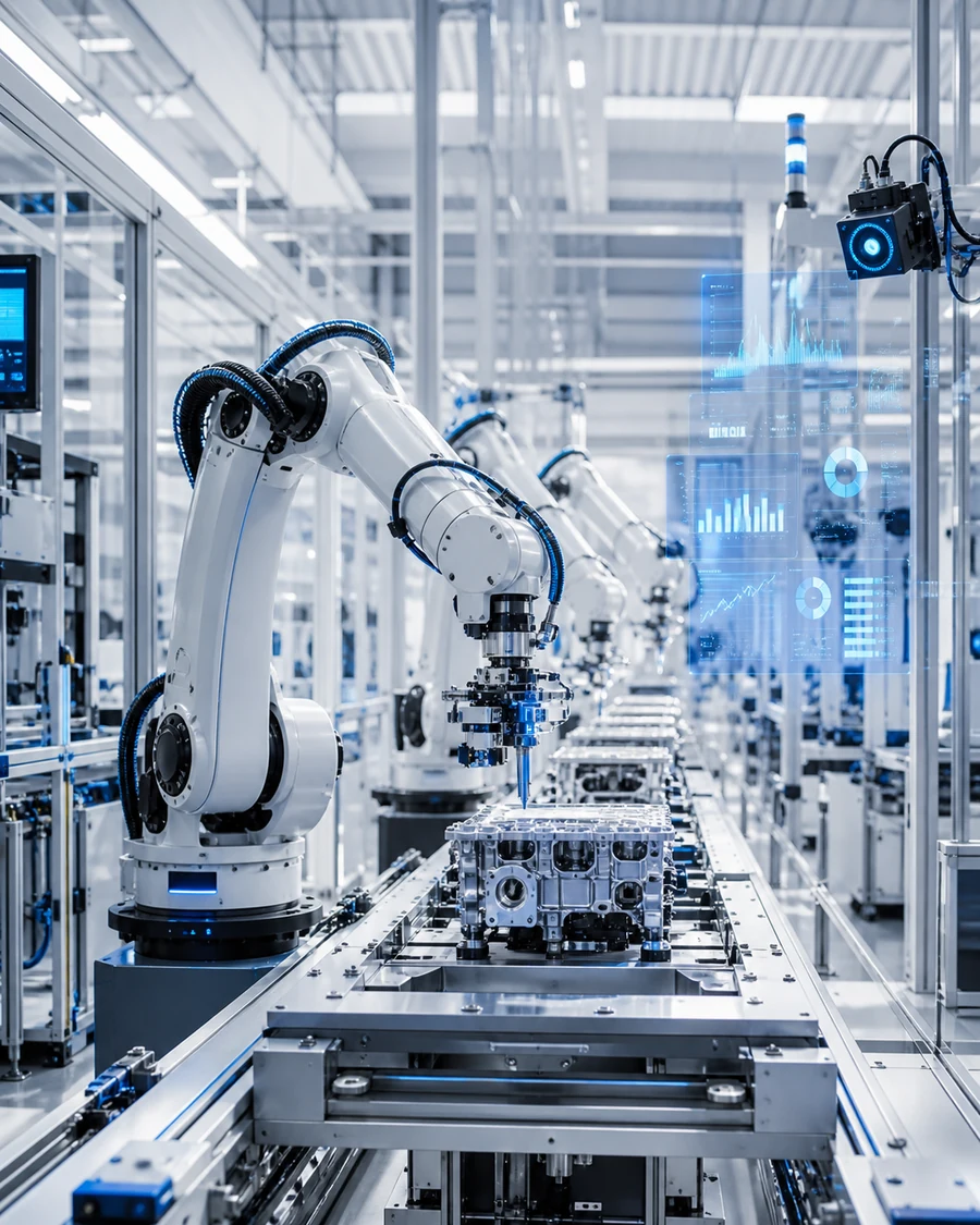 Automated manufacturing line with intelligent quality analytics
